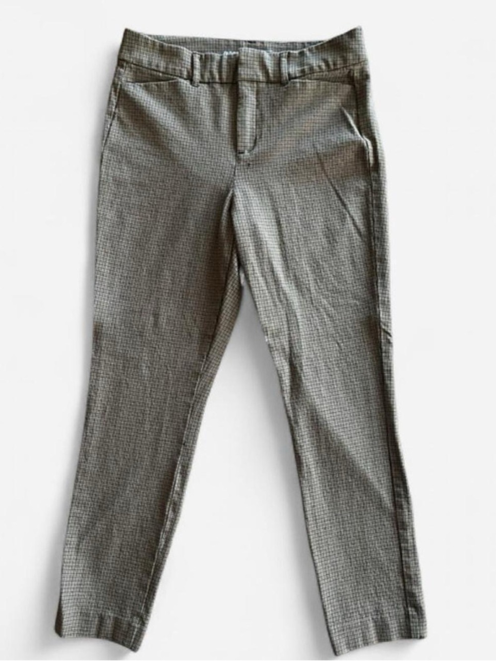 Old Navy High Rise Pixie Skinny Brown Plaid Pants